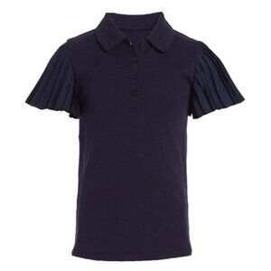 Nautica NEW Girls Polos School Uniform Shirt Navy Blue 6T